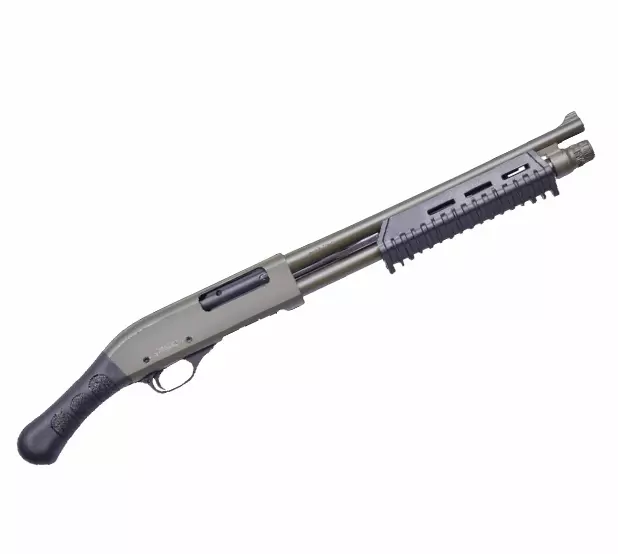 Espingarda Khan Arms Mace OD Green Cerakote Calibre 12GA [Inserir quantidade] Carregador adicional (se aplicável) Chave de segurança Manual do usuário